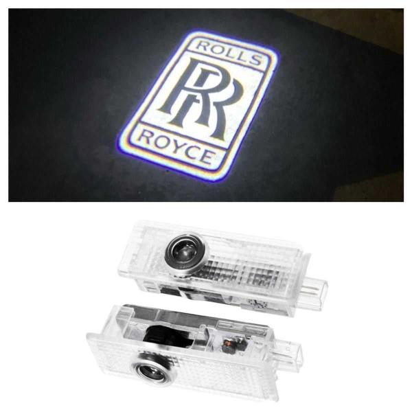 Rolls royce LED HD ロゴ NEWタイプ プ プロジェクター ドア カーテシ ランプ ロールス ロイス Cullinan Phantom Wra