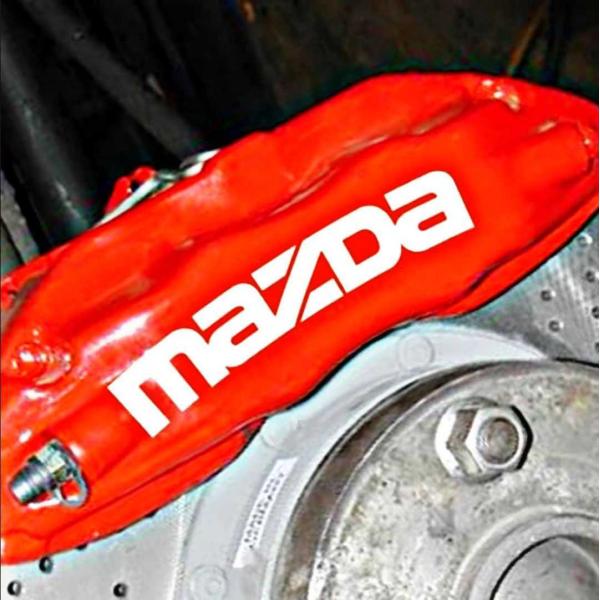 人気アイテム★激レア★MAZDA★マツダ★カスタム 耐熱デカール ステッカー ☆ ブレーキキャリパー ドレスアップ CX MX 30 ロードスター ファストバック
