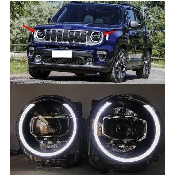 ジープ JEEP レネゲード REnEGADE 2015-2020 ヘッドライト LED