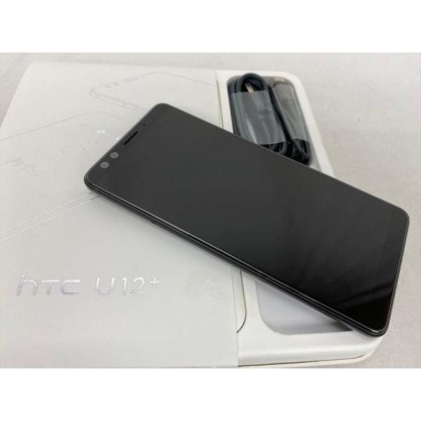 HTC (中古) U12+ セラミックブラック /99HAPA003-00 【国内版