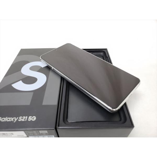 SAMSUNG (中古) SCG09 ファントムホワイト /Galaxy S21 5G 【SIM