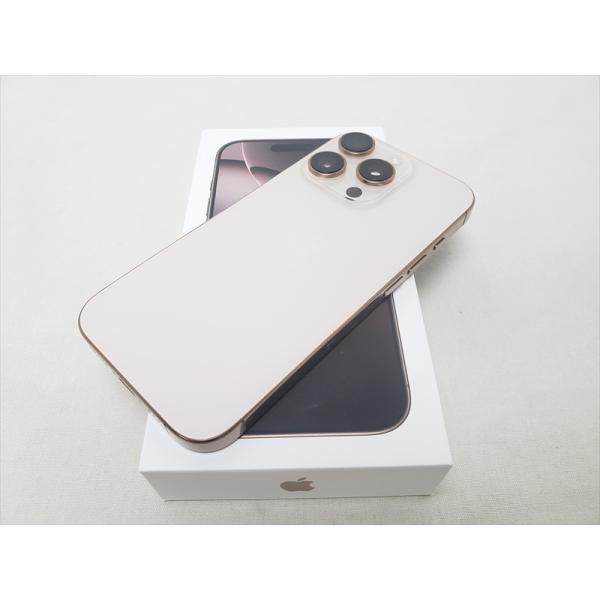 美品iPhone16 Pro 128GB デザートチタニウム Apple (中古) iPhone16 Pro 128GB デザートチタニウム /MYMX3J/A