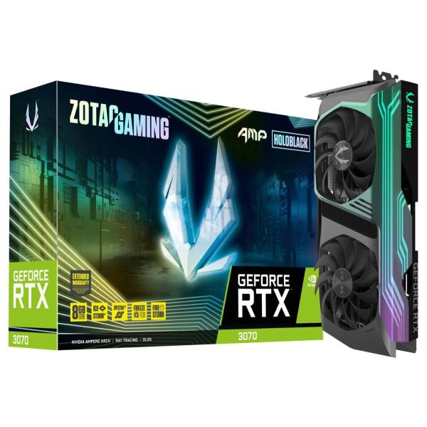 ZOTAC GAMING GeForce RTX 3070 AMP Holo LHR K㗝Xۏؕt (vd7779)
