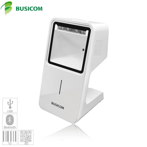 Bluetooth 定置式2Dバーコードリーダー BC-NL4200BT-W (ホワイト・安心の1年保証・日本語マニュアル付き) BUSICOM