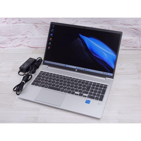 累積32h HP 450G10 第13世代i5 16GB office 指紋認証 中古 Sランク FHD液晶 HP ProBook 450G10 第13世代 i5 1334U メモリ