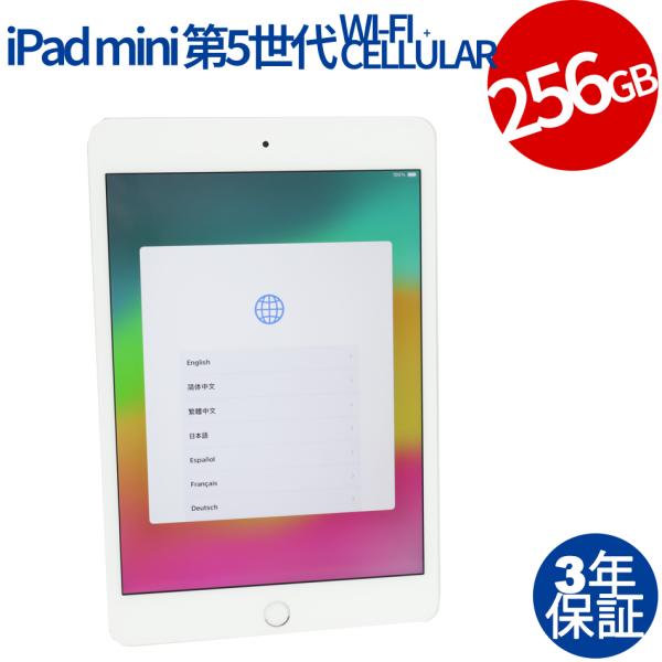 7704 美品 iPad mini5 第5世代 256GB SIMフリー