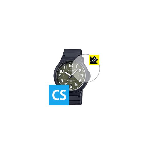 CASIO MW-240 防気泡・フッ素防汚コート!光沢保護フィルム Crystal Shield