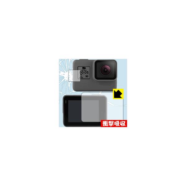 GoPro HERO7 Black / HERO6 / HERO5 / HERO ����f�ނŏՌ����z���I�ی�t�B���� (���C���p/�T�u�p) �Ռ��z���y����z