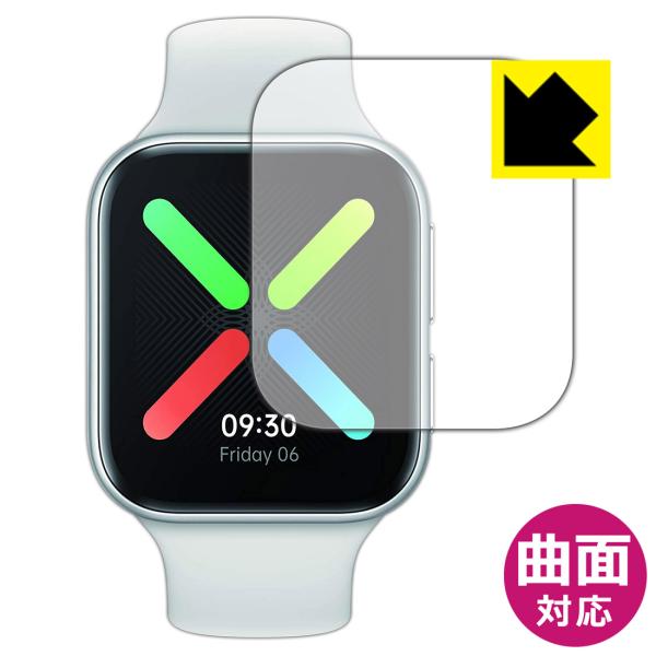 OPPO Watch (41mm�p) �ȖʑΉ��Œ[�܂ł�������ی� ������ی�t�B���� Flexible Shield�y����z