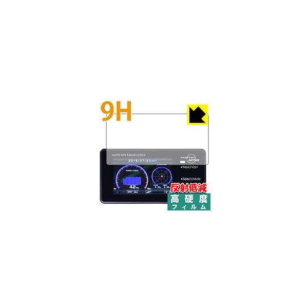 MOTO GPS RADAR LCD 3.0 PET���t�B�����Ȃ̂ɋ����K���X�����̍d�x�I�ی�t�B���� 9H���d�x�y���˒ጸ�z