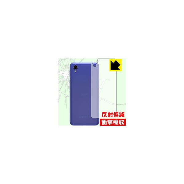 Android One X4 ����f�ނŏՌ����z���I�ی�t�B���� �Ռ��z���y���˒ጸ�z (�w�ʂ̂�)