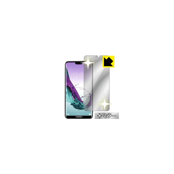 DOOGEE N10 ��ʂ����ɑ��ς��I �~���[�^�C�v�ی�t�B���� Mirror Shield (�O�ʂ̂�)
