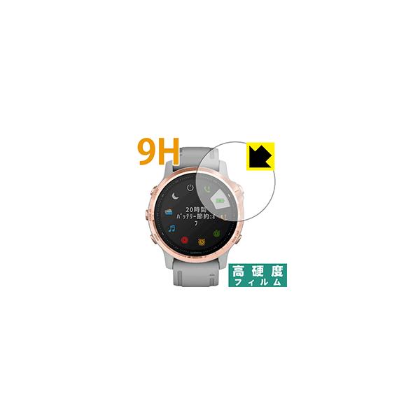 GARMIN fenix 6S / fenix 6S Sapphire PET���t�B�����Ȃ̂ɋ����K���X�����̍d�x�I�ی�t�B���� 9H���d�x�y����z