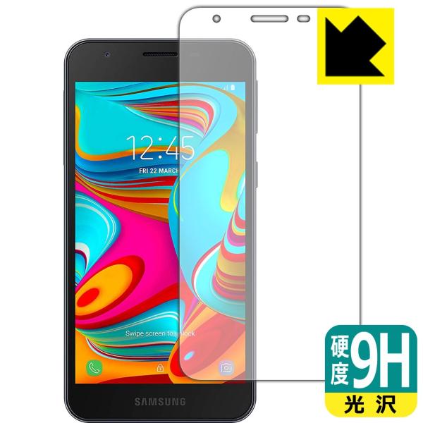 Galaxy A2 Core (SM-A260) PET���t�B�����Ȃ̂ɋ����K���X�����̍d�x�I�ی�t�B���� 9H���d�x�y����z