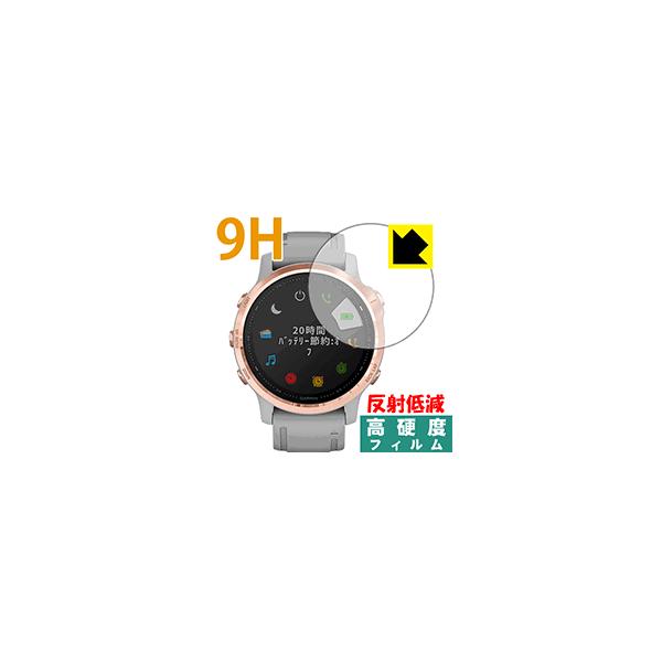 GARMIN fenix 6S / fenix 6S Sapphire PET���t�B�����Ȃ̂ɋ����K���X�����̍d�x�I�ی�t�B���� 9H���d�x�y���˒ጸ�z