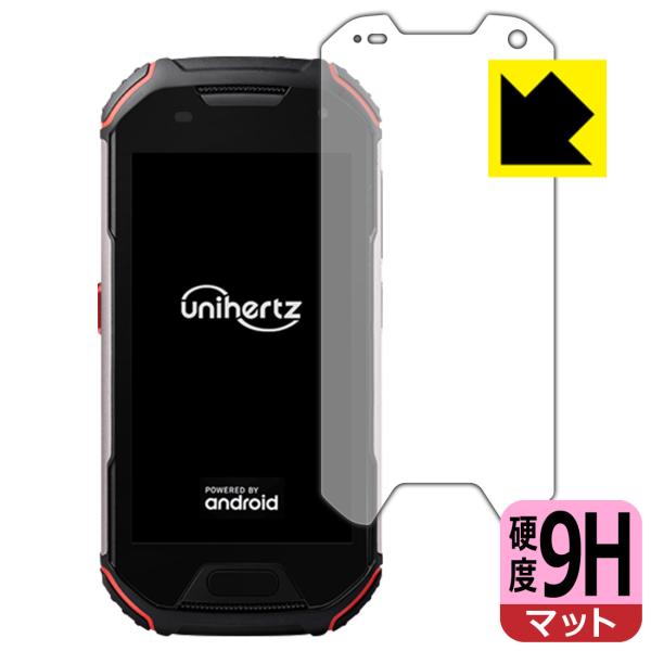 Unihertz Atom L / Atom XL PET���t�B�����Ȃ̂ɋ����K���X�����̍d�x�I�ی�t�B���� 9H���d�x�y���˒ጸ�z