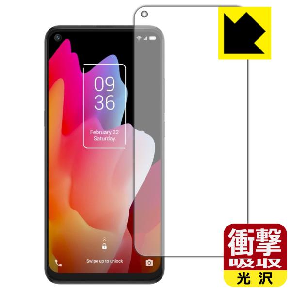 TCL 10 Lite (T770B) / TCL 10L ����f�ނŏՌ����z���I�ی�t�B���� �Ռ��z���y����z (�O�ʂ̂�)