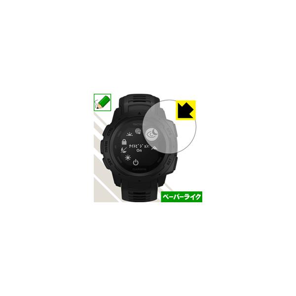 GARMIN Instinct Tactical ���ꏈ���Ŏ��̂悤�ȕ`���S�n�������I�ی�t�B���� �y�[�p�[���C�N