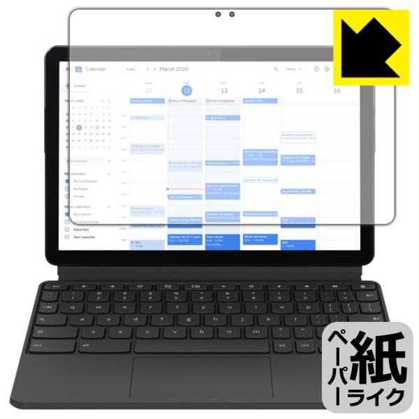 Lenovo IdeaPad Duet Chromebook (10.1) ���ꏈ���Ŏ��̂悤�ȕ`���S�n�������I�ی�t�B���� �y�[�p�[���C�N