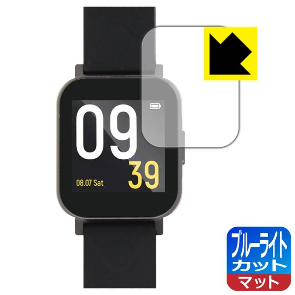 SOUNDPEATS Watch 1 LED�t����ʂ̃u���[���C�g��34%�J�b�g�I�ی�t�B���� �u���[���C�g�J�b�g�y���˒ጸ�z