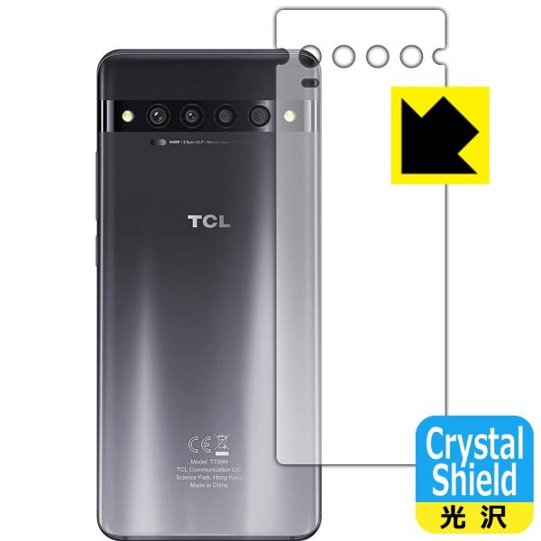 TCL 10 Pro (T799H/T799B) �h�C�A�E�t�b�f�h���R�[�g!����ی�t�B���� Crystal Shield (�w�ʂ̂�)