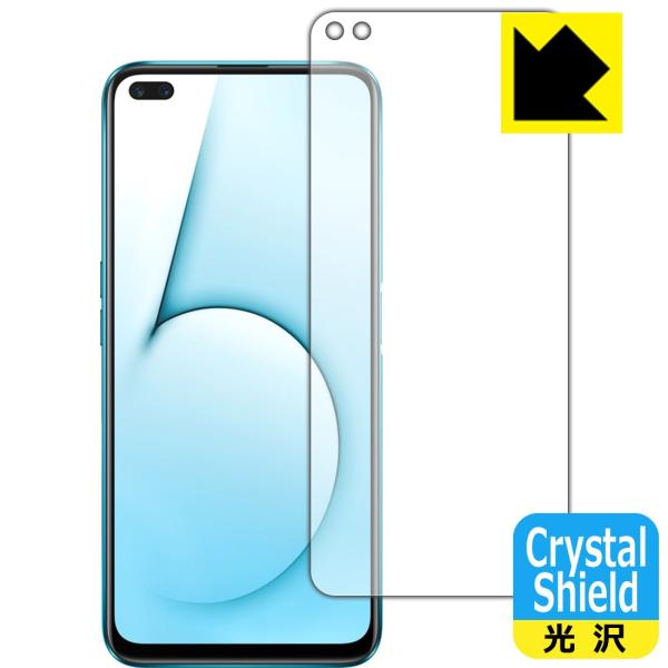 OPPO Realme X50 5G �h�C�A�E�t�b�f�h���R�[�g!����ی�t�B���� Crystal Shield (�O�ʂ̂�) 3���Z�b�g
