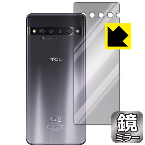 TCL 10 Pro (T799H/T799B) ���ɑ��ς��I �~���[�^�C�v�ی�t�B���� Mirror Shield (�w�ʂ̂�)