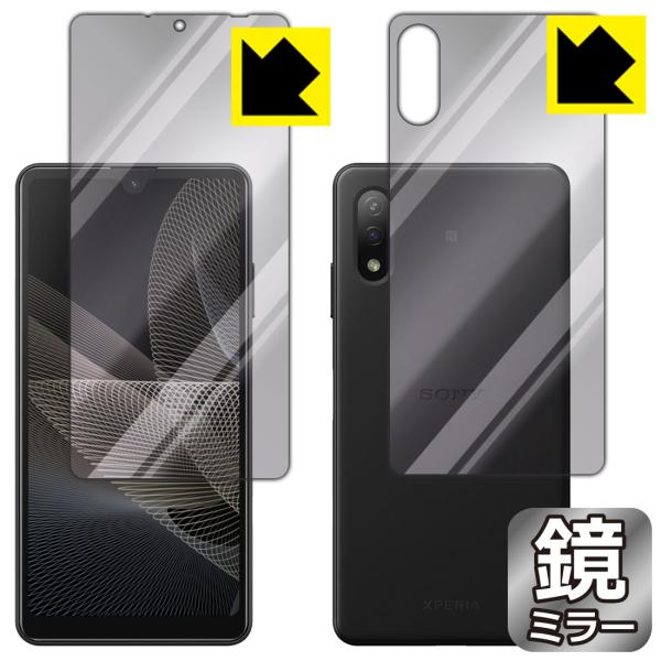 Xperia Ace II (SO-41B) ɑςI ~[^CvیtB Mirror Shield (ʃZbg)