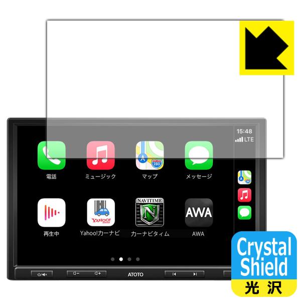 ATOTO F7 PE (Pro Edition) 10.1�C���` �h�C�A�E�t�b�f�h���R�[�g!����ی�t�B���� Crystal Shield