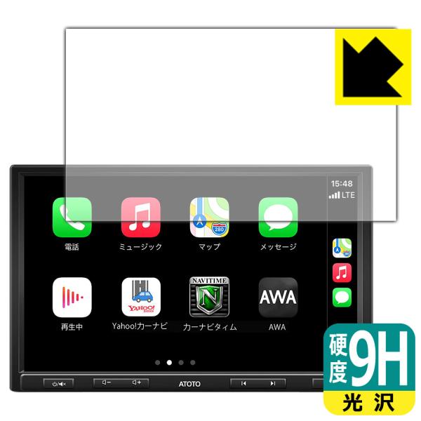 ATOTO F7 PE (Pro Edition) 10.1�C���` PET���t�B�����Ȃ̂ɋ����K���X�����̍d�x�I�ی�t�B���� 9H���d�x�y����z
