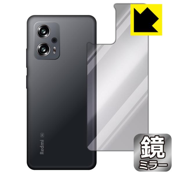 Xiaomi Redmi Note 11T Pro�Ή� Mirror Shield �ی� �t�B���� [�w�ʗp] �~���[ ���� ���{��