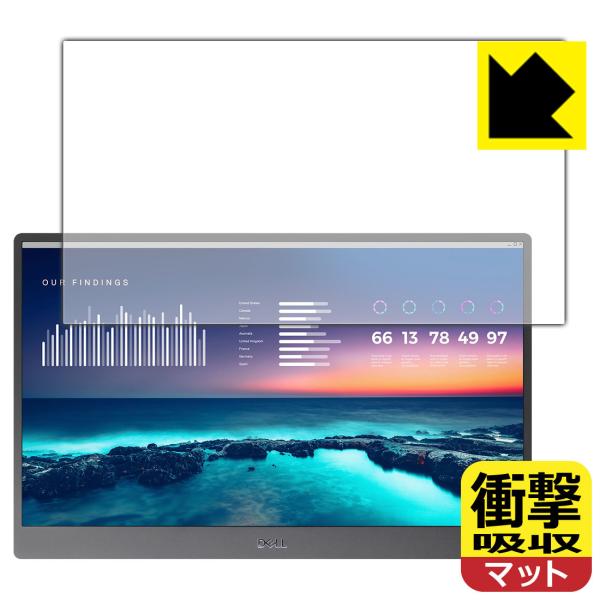 DELL 14�C���` �|�[�^�u�����j�^�[ C1422H ����f�ނŏՌ����z���I�ی�t�B���� �Ռ��z���y���˒ጸ�z