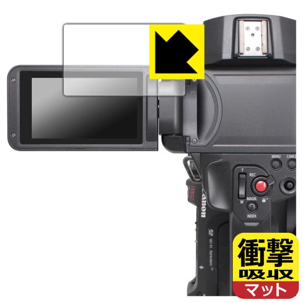Canon XF605�Ή� �Ռ��z��[���˒ጸ] �ی� �t�B���� �ϏՌ� ���{��