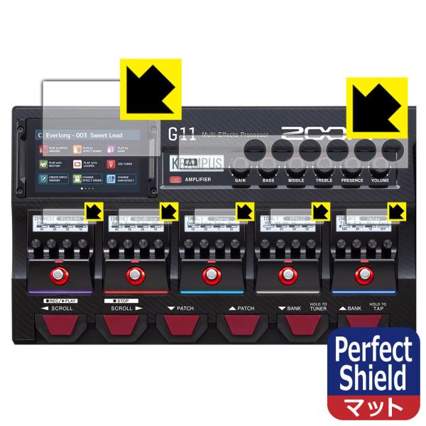 ZOOM G11�Ή� Perfect Shield �ی� �t�B���� [���C���f�B�X�v���C�p�E�A���v�Z�N�V�����p�E�G�t�F�N�g�f�B�X�v���C�p�E7���g] ���˒ጸ �h�w�� ���{��