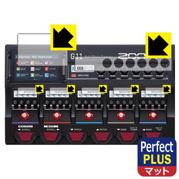 ZOOM G11�Ή� Perfect Shield Plus �ی� �t�B���� [���C���f�B�X�v���C�p�E�A���v�Z�N�V�����p�E�G�t�F�N�g�f�B�X�v���C�p�E7���g] ���˒ጸ �h�w�� ���{��