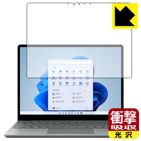 Surface Laptop Go 2 (2022�N6���������f��)�Ή� �Ռ��z��[����] �ی� �t�B���� [�t���p] �ϏՌ� ���{��