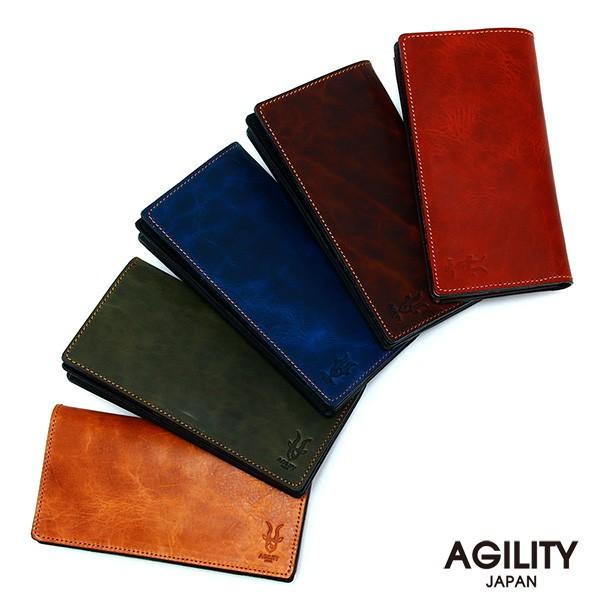 長財布 革 メンズ レディース 極小 ロングウォレット レザー 日本製 AGILITY affa アジリティ アッファ ビレ