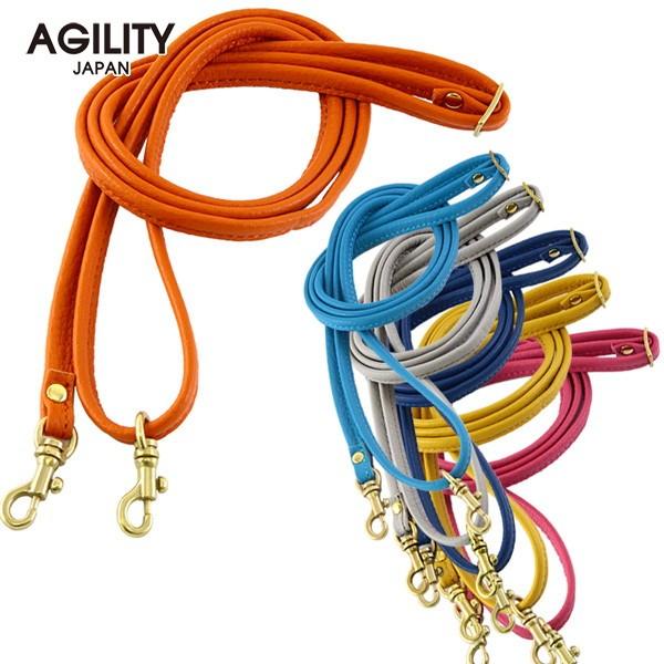 【ネコポス】ショルダーベルト 交換用 細紐タイプ 本革製 無段階調節 牛革 本革 AGILITY affa アジリティ アッファ 8mmショルダーベルト[M便 3/3]