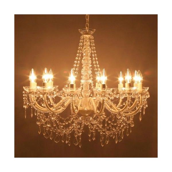 シャンデリア12灯 アンティーク照明 1年保証 PSEマーク付き 天井照明  