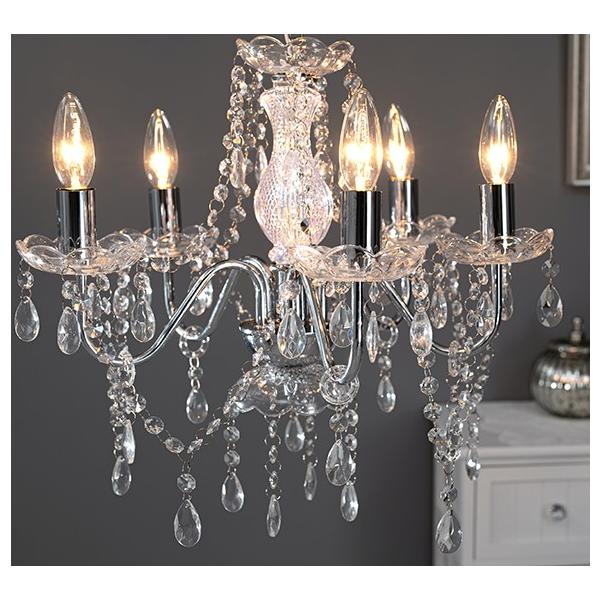 シャンデリア5灯 アンティーク照明 1年保証 PSEマーク付き 天井照明