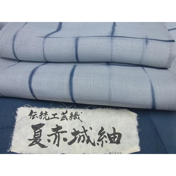 最高級品　赤城紬　付下げ　単衣　証紙有り　未使用　極美品 31日迄！” 【本決算最終プライス】 【夏・単衣】 【小杉紬工房