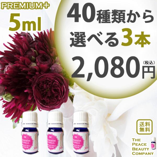 PP3 5ml 40種類から選べる3本 アロマオイル セット