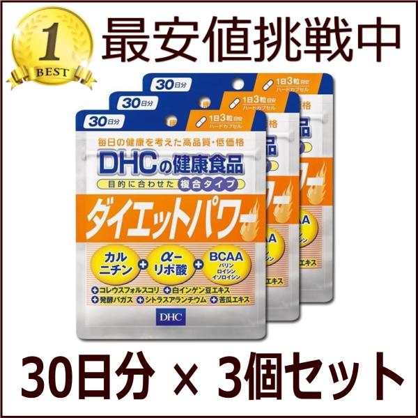DHC ダイエットパワー 90粒 30日分 × 3個 セット