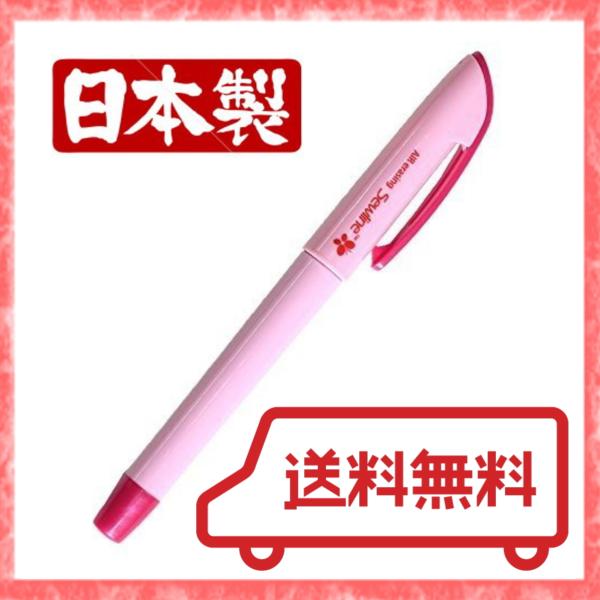 ソーライン 自然に消えるローラーペン 日本製 パープル 細書き 印つけ しるし付け Sewline Air Erasing