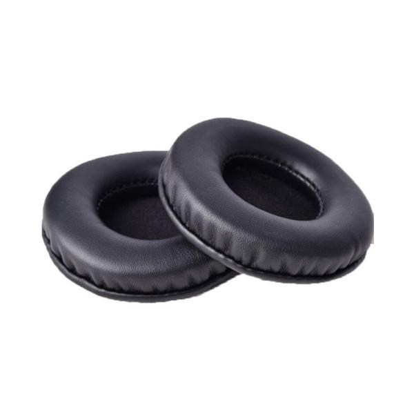 ヘッドフォン イヤパッド カバー 交換 クッション ATH-SJ55 SJ33 ES7 ESW9 SJ3 SJ5 ESW10 JVC S500 イヤークッション 耐久性 軽量 柔軟 2個 黒 72mm