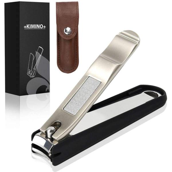 爪切り カバー付き ステンレス 高級ツメキリ キャッチャー付き