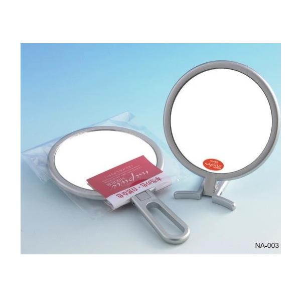Napure Mirror　ナピュア　折立ハンドミラー　NA-003スタンドミラーにもハンドミラーにもなるスグレモノ。
