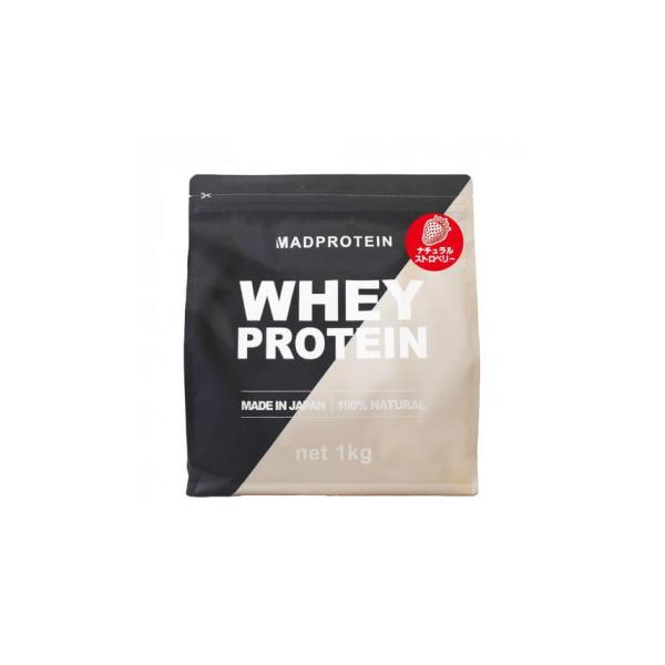 MADPROTEINマッドプロテインシリーズWHEYPROTEINホエイプロテインWPCナチュラルストロベリー1kg