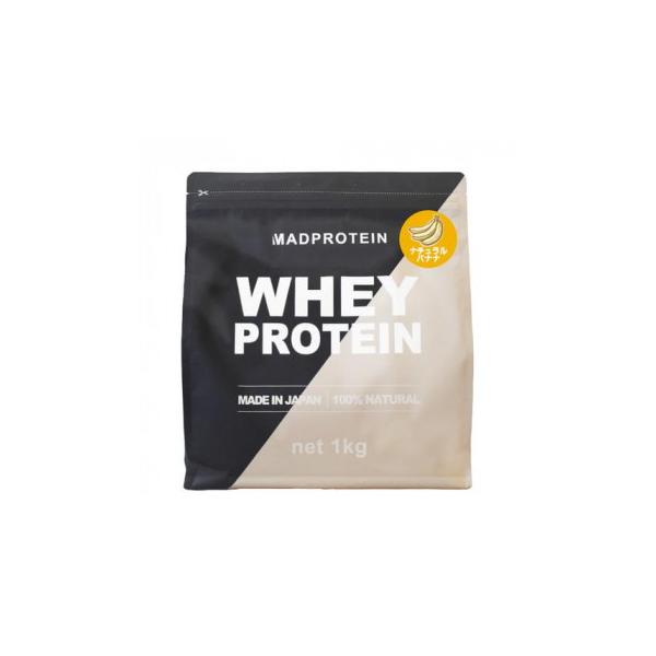 MADPROTEINマッドプロテイン シリーズWHEYPROTEIN(ホエイプロテイン)WPCナチュラルバナナ1kg