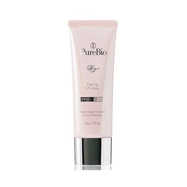 正規品　 ピュールビオ  トーンアップUVホワイト 50g　SPF50+　PA++++　薬用美白